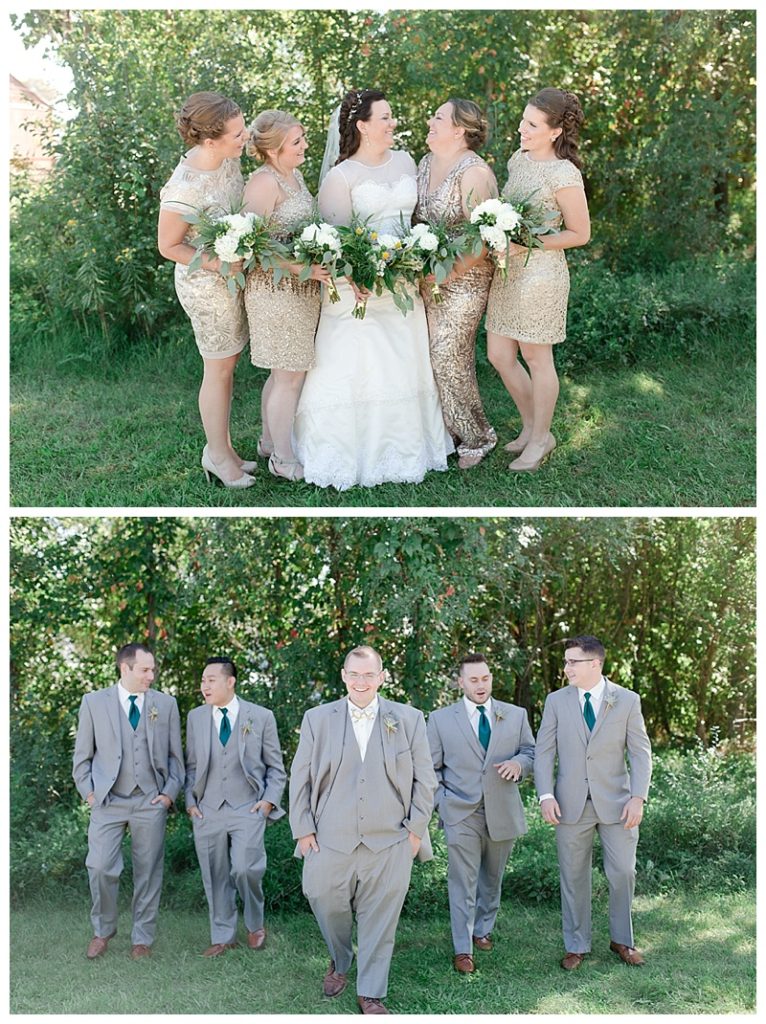 The Piggery at Anna Dean Farms, Barberton Ohio, Norheast Ohio Wedding, The Cannons Photography, Green and Gold Wedding, Greenery