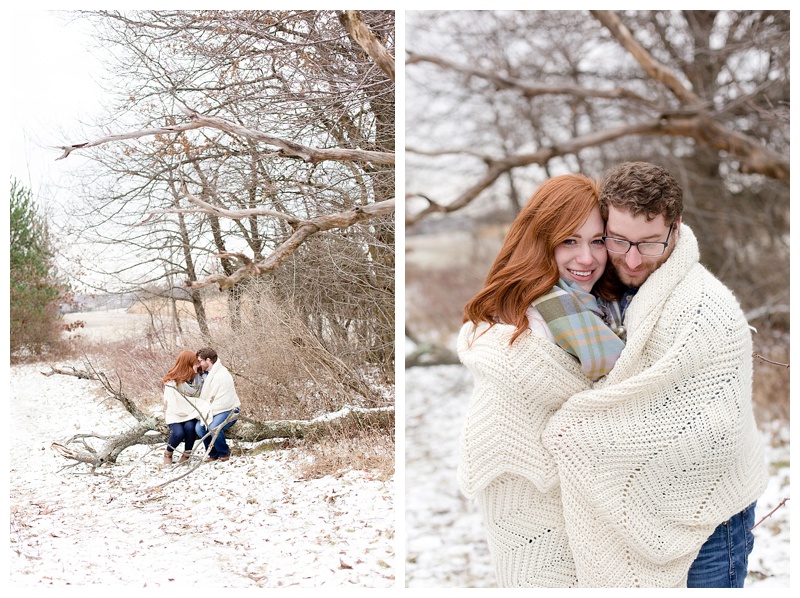Northeast Ohio Wedding Photographer, Wedding Photographer Akron, The Cannon's Photography, Winter Engagement Session