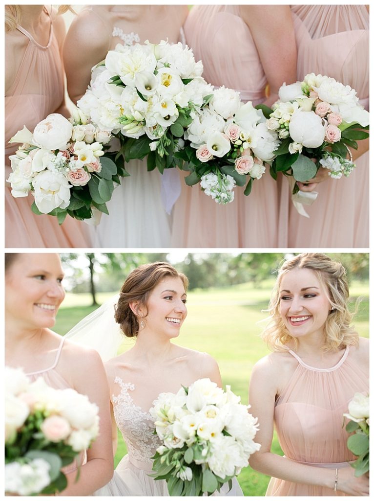 Peonies and lilies, Classic Details, Blush details, blush wedding, neutral wedding, Bridal Party, The Cannons Photography, Ohio Wedding