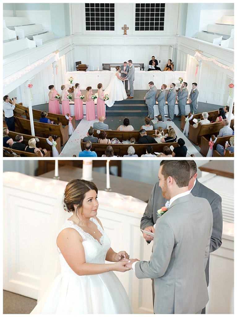 Tallmadge Historical Church Akron Wedding Photographer Coral Summer Wedding The Cannons Photography Akron Wedding