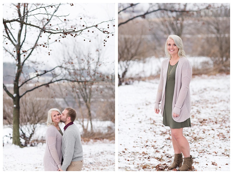 Winter engagement session, Petro's Park, The Cannons Photography