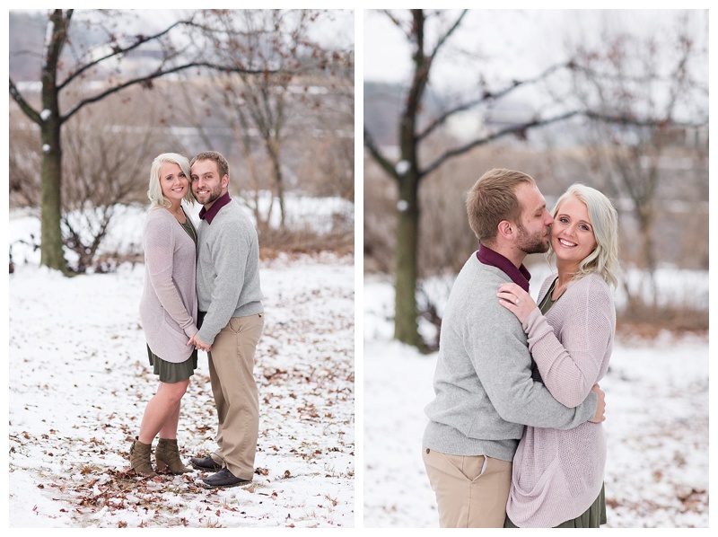 Winter engagement session, Petro's Park, The Cannons Photography