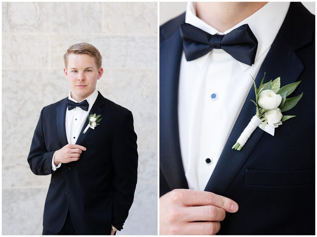 Groom Details at Ohio Statehouse Wedding