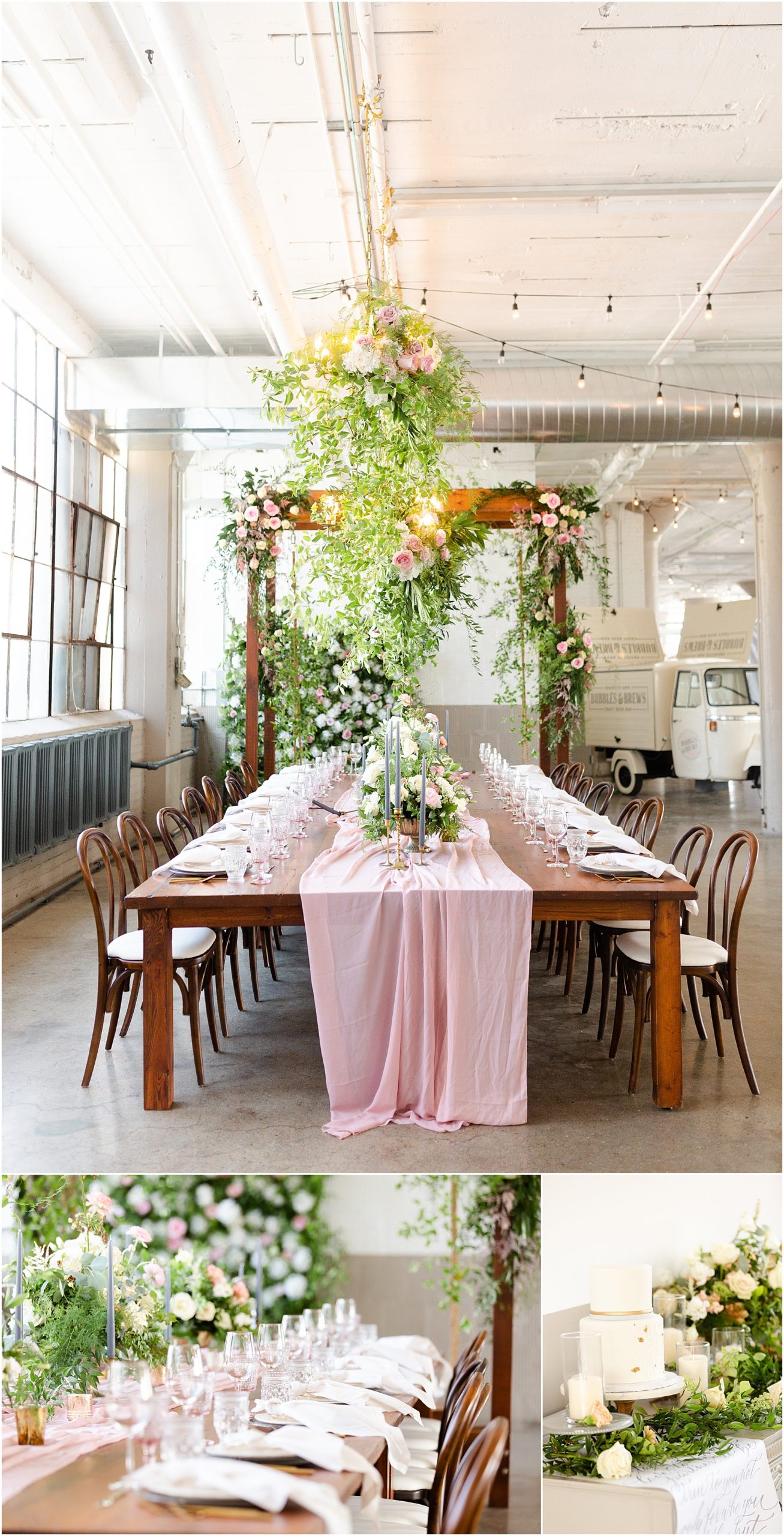 Reception Space Styled Shoot at The Graceful Gathering