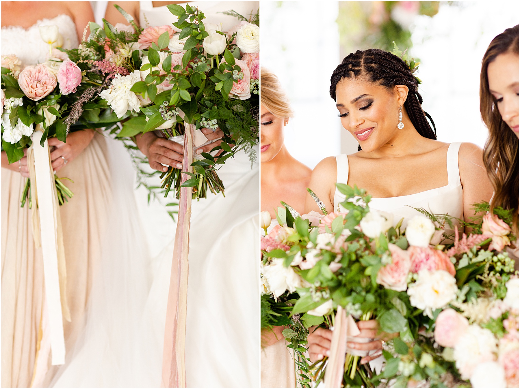 Bride and Florals in Styled Shoot at The Graceful Gathering