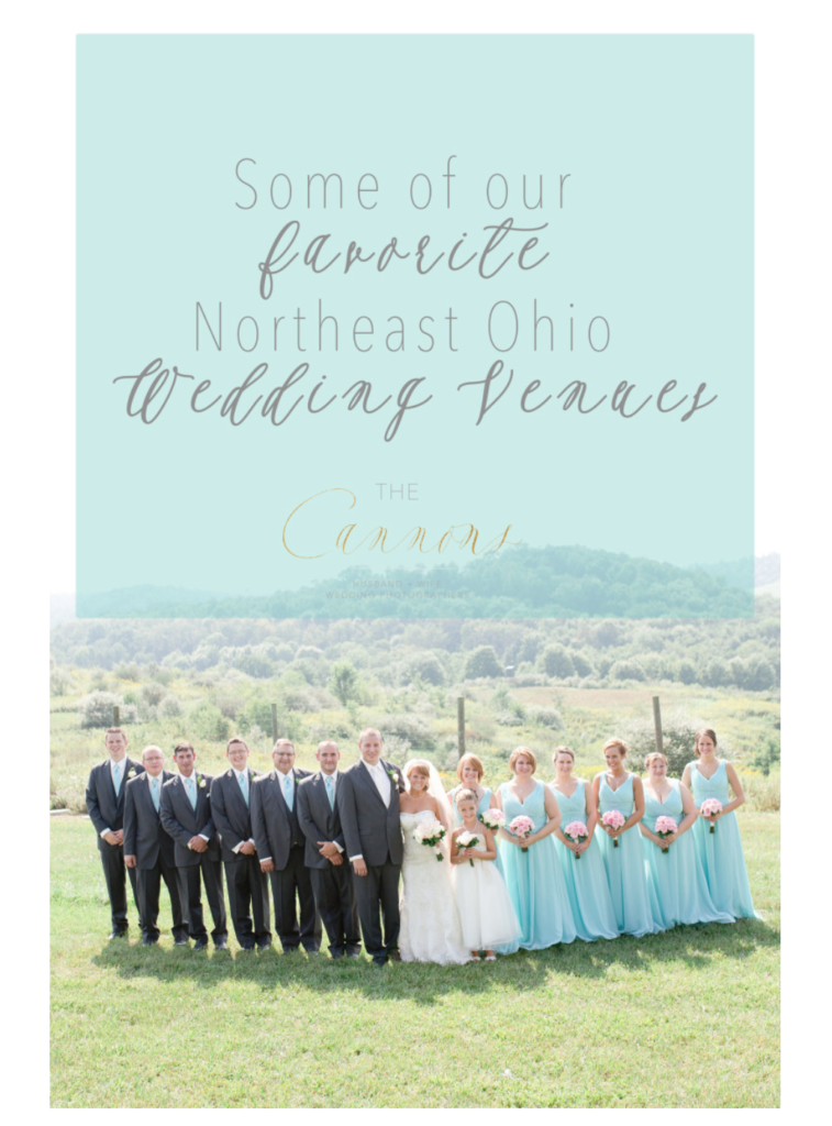 Akron Ohio Wedding Photographer, The Cannons Photography, Northeast Ohio Wedding Venues