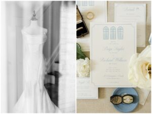 Wedding ceremony at The McKinney House