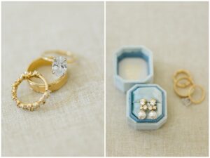 Wedding ceremony at The McKinney House