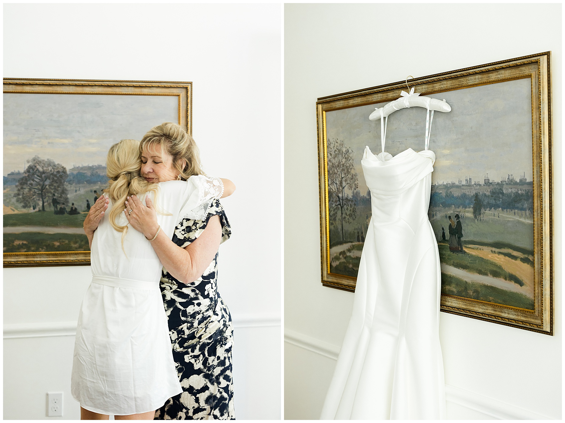 Wedding ceremony at The McKinney House