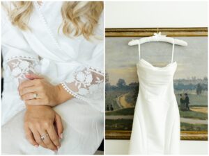 Wedding ceremony at The McKinney House