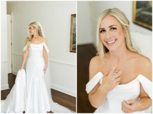 Wedding ceremony at The McKinney House