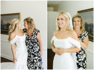 Wedding ceremony at The McKinney House