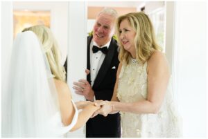 Wedding ceremony at The McKinney House