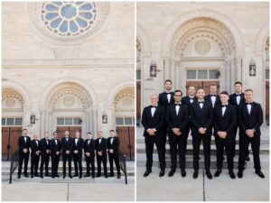 Wedding ceremony at The McKinney House