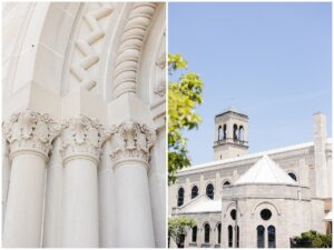 Wedding ceremony at The McKinney House