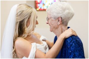 Wedding ceremony at The McKinney House