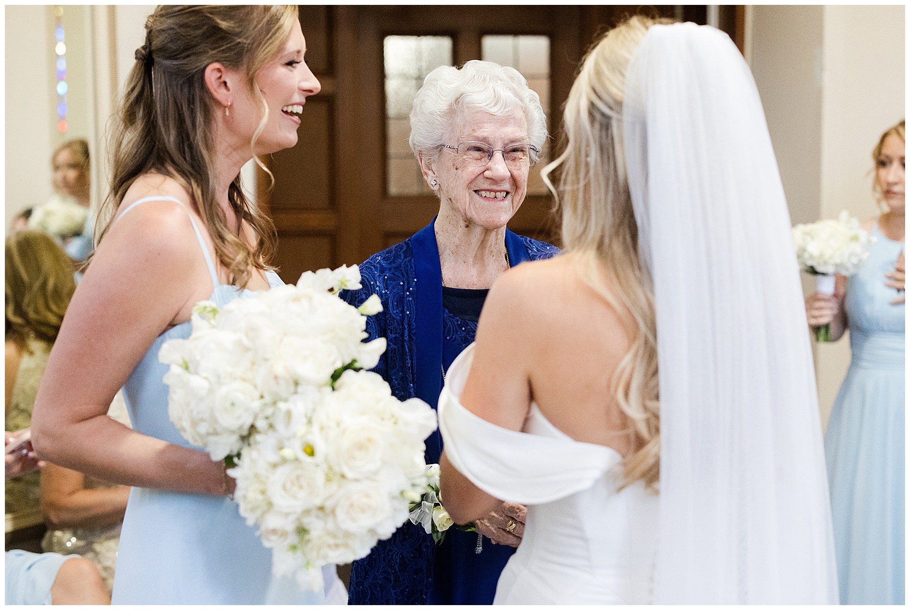 Wedding ceremony at The McKinney House