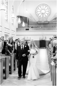 Wedding ceremony at The McKinney House