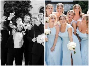 Wedding ceremony at The McKinney House