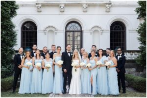Wedding ceremony at The McKinney House