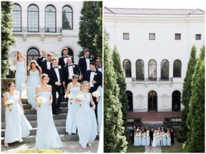 Wedding ceremony at The McKinney House