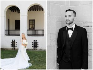 Wedding ceremony at The McKinney House