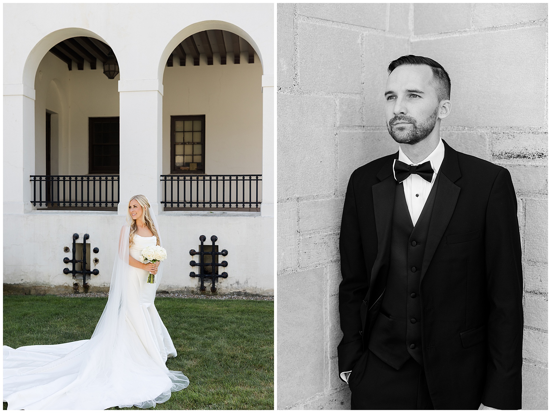 Wedding ceremony at The McKinney House