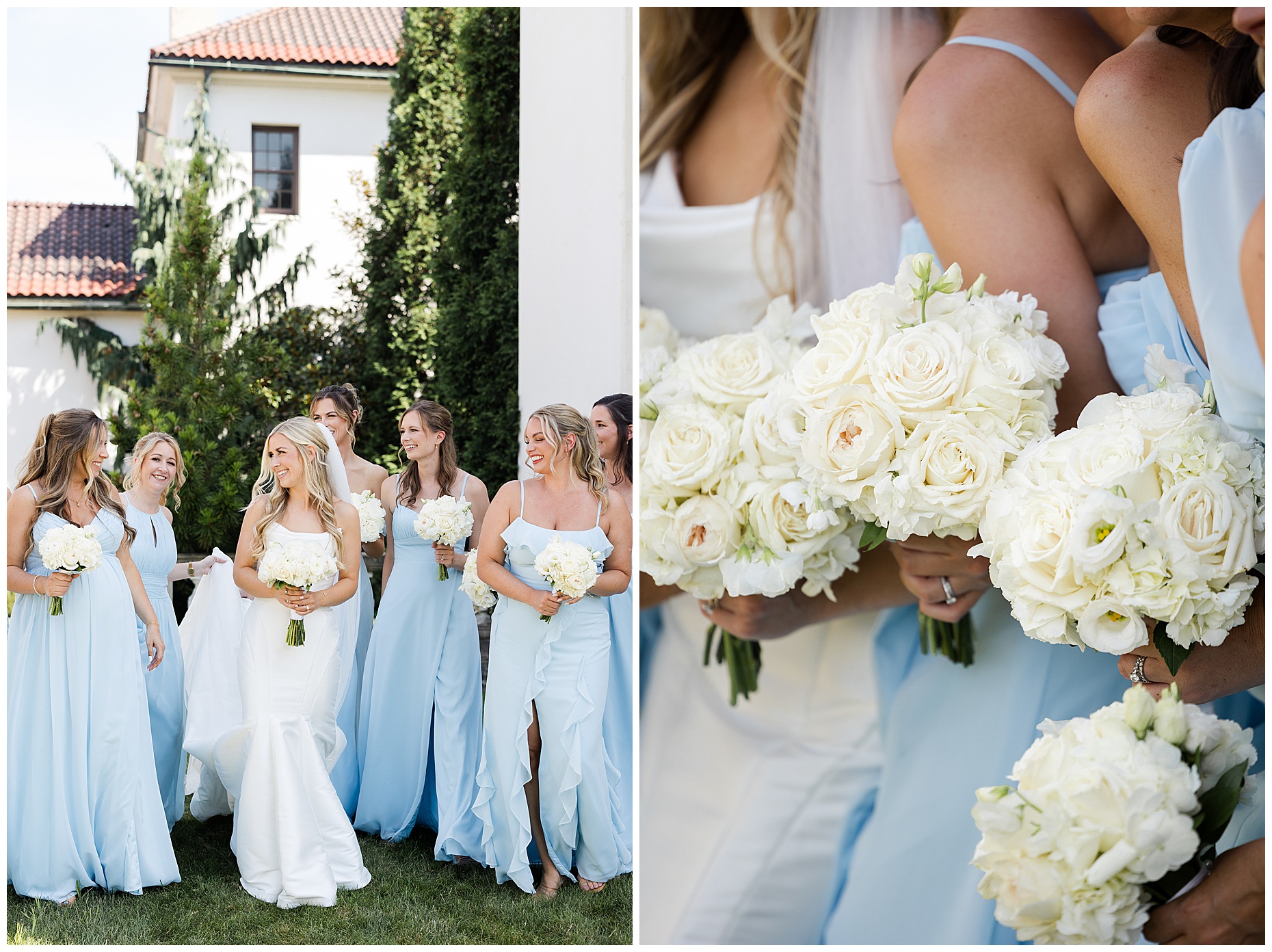 Wedding ceremony at The McKinney House