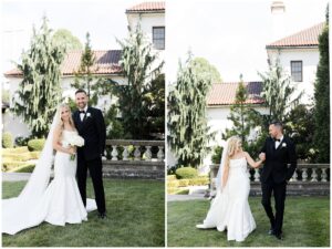 Wedding ceremony at The McKinney House