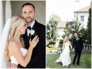Wedding ceremony at The McKinney House