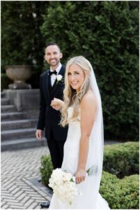 Wedding ceremony at The McKinney House