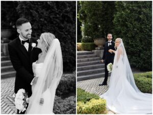Wedding ceremony at The McKinney House