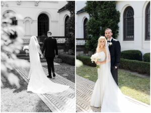 Wedding ceremony at The McKinney House