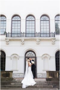 Wedding ceremony at The McKinney House