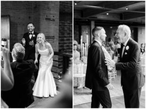 Wedding ceremony at The McKinney House