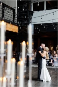 Wedding ceremony at The McKinney House