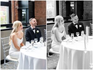 Wedding ceremony at The McKinney House