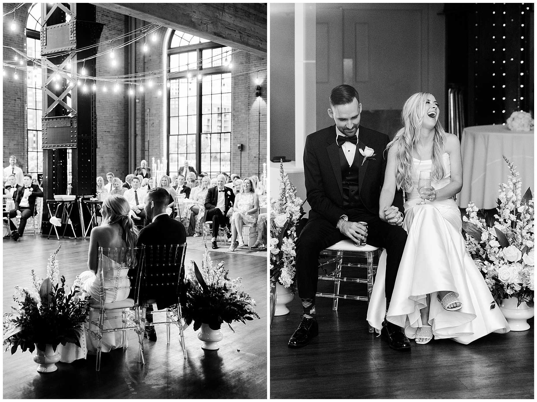 Wedding ceremony at The McKinney House