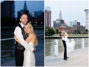 Wedding ceremony at The McKinney House