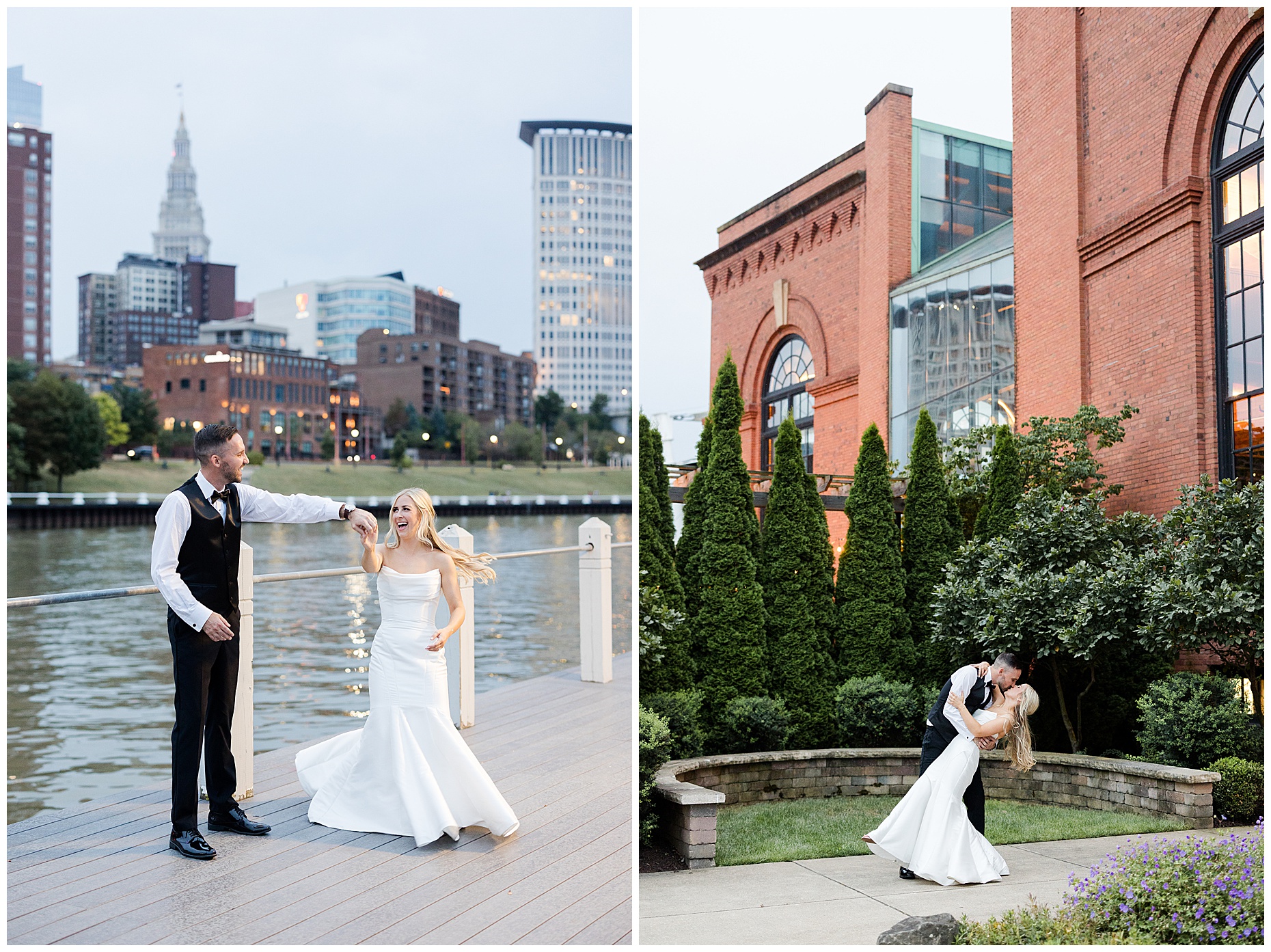 Wedding ceremony at The McKinney House