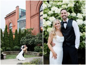 Wedding ceremony at The McKinney House