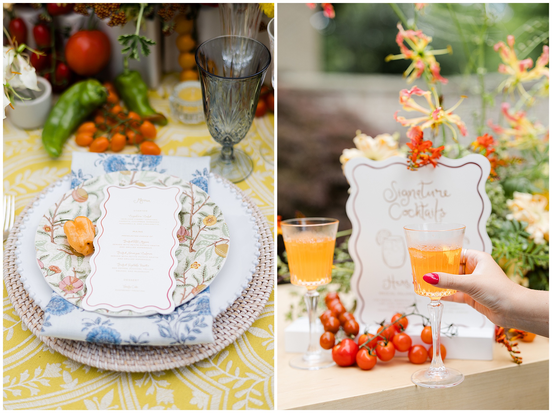 rehearsal dinner at basil place ohio