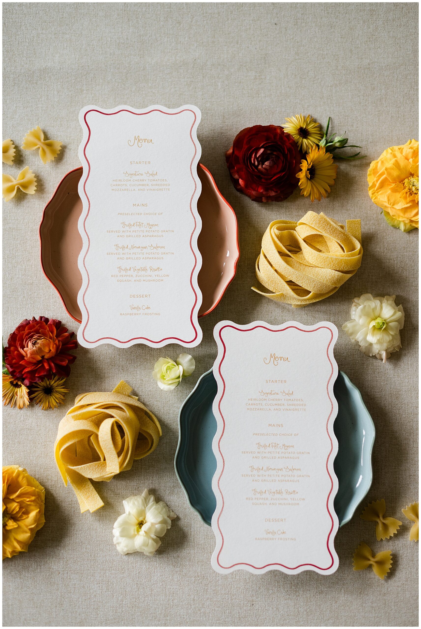 rehearsal dinner at basil place ohio